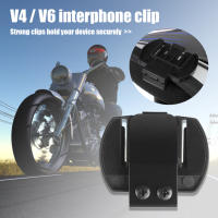 Soporte De Clip De Metal Para Micrófono Y Auricular De Motocicleta Compatible Con Intercomunicador BT V6 V4 Accesorio De Casco - details 3