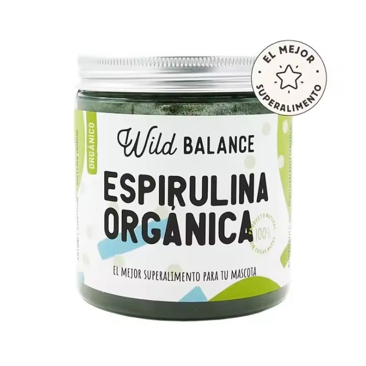 SUPLEMENTO DE ESP IRULINA ORGÁNICA PARA MASCOTAS 100g - 1