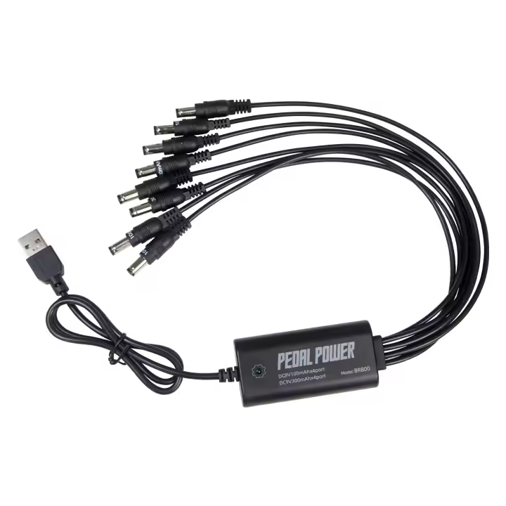 Suministro De Energía Para Pedal De Guitarra Portátil Con 8 Salidas DC Aisladas Y Entrada USB Para Placa De Efectos 9V - 1