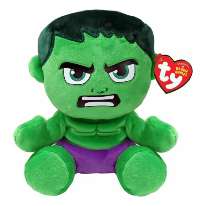 PELUCHE TY HULK 15 CM - 1
