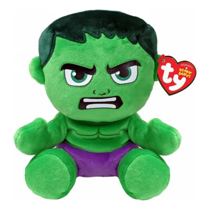 PELUCHE TY HULK 15 CM - 1