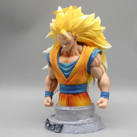 Figura De Acción Dragon Ball 20cm Gk Goku Semi-Cabeza Super Saiyan Modelo Hecho a Mano Estatua De Colección Decoración Juguete Regalo - details 5
