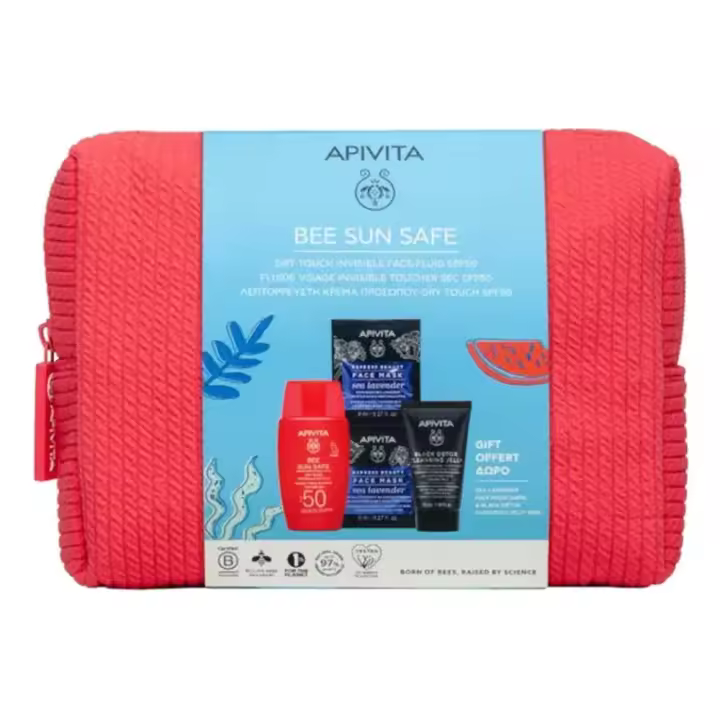Apivita Bee Sun Safe Solar Fluido Toque Seco Spf50+ Estuche - 1