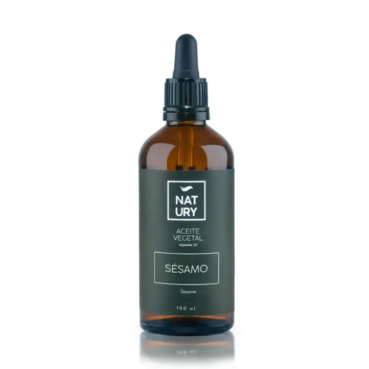 NATURY Aceite de Sésamo ECO 1ª Presión 100ml para Cuidado de la Piel - 1
