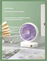 Mini ventilador de escritorio 2025, nuevo, con carga USB, pequeño ventilador eléctrico, segunda y tercera marcha ajustable - details 2