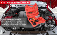Kit De Prueba De Bomba De Aspiración Portátil Para Motocicleta Y Automóvil Herramienta De Sangrado De Frenos Y Embrague Con Adaptadores - details 0