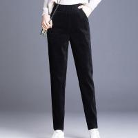 Pantalones Casuales De Cordón Para Mujer Gruesos Y Cálidos Leggings De Otoño E Invierno De Alta Cintura Estilo Harem Talla Alta Elasticidad Ajuste Regular Largo Hasta La Rodilla - details 17