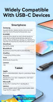 Cable De Carga Rápida USB C Vention 3A Para iPhone 15 Samsung Xiaomi 11 pro Cable De Datos USB Tipo C Compatible Con Smart Devices - details 9