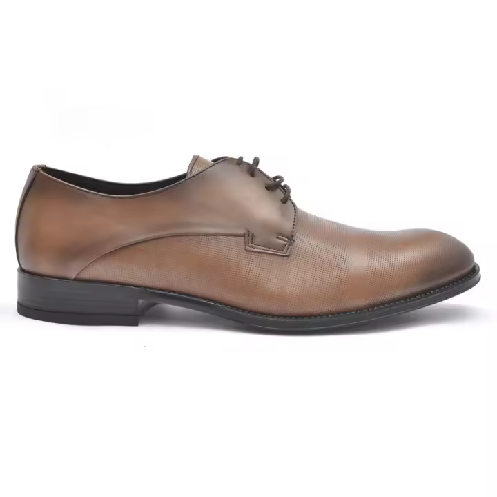 BAERCHI 1202GMI Zapatos de Vestir hombre 26343 XL BLUCHER PALA RECTA MIL PUNTOS, CUERO - 1
