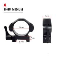 Anillos De Visión Telescópica De Acero Para Rifle De Caza Con Percha Picatinny 25.4mm 30mm Perfil Bajo Medio Alto 2Pcs / Pack Accesorios De Armería - details 9