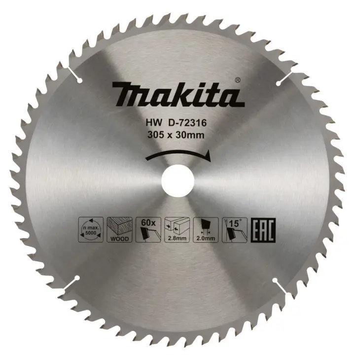 Makita D-74049 Disco Sierra Circular Alta Precisión - 1