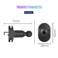 Soporte De Teléfono Móvil Para Coche Con Ventilador 2023 Mejorado 6X N42 Fuertes Imanes Montaje Universal 360 Grados Giratorio - details 4