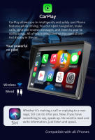 BQCC 7" IPS HD Portátil MP5 Jugador De Coche Con Mirrorlink WIFI BT FM USB TF Autoradio Wireless Carplay Android Auto IOS Estéreo De Vehículo - details 2