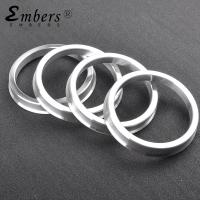 4PCS Anillo Central De Rueda De Aleación De Aluminio Para Coche Bore 74.1-54.1 74.1-56.1 74.1-56.6 74.1-63.3 74.1-64.1 74.1-66.6 74.1-67.1 - details 0