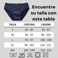 DON ALGODÓN  Pack de 3 Slips Hombre   Suaves Transpirables Resistentes - details 0