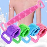 Alfombrilla De Baño Con Esponja De Silicona Y Cepillo Para Lavar Los Pies Reutilizable Y Adhesiva En La Pared Masajeador De Pies Para Ducha - details 6