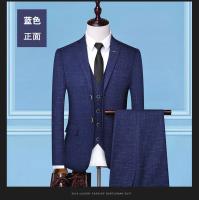 Traje 3 Piezas Para Hombre Elegante Y Moderno Conjunto De Negocios Con Chaqueta Chaleco Y Pantalones Estilo Casual Formal - details 11