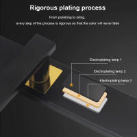 Cerradura De Seguridad Para Puerta De Metal Antirrobo Con Llaves Cerradura De Manija Para Entrada Dormitorio Baño Material De Hierro Tamaño 230*140*60mm Peso 780g - details 7
