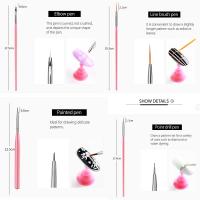 YIKOOLIN Kit De Pinceles Para Uñas 20pcs Set De Pintura De Uñas Con Lápiz De Esmalte Gel UV Y Diseño De Uñas Acrílicas Herramientas DIY Para Estética De Uñas - details 5