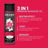 Aceite de Masaje BRUMA  Efecto Calor Sabor Fresa 100 ml. Aceite de Masaje y Lubricante. Vegano y Compatible con Preservativos - details 4