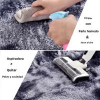 Carpetas Gruesas Para Sala De Estar Alfombra Suave De Velours Antideslizante Para Dormitorio Y Niños Decoración De Hogar Rugs De Terciopelo - details 5