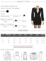 Vestido De Oficina Elegante Para Mujer Nibber Polo Cuello Redondo Patchwork Manga Larga Moda Sencilla De Calle Mini Bodycon - details 0