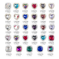 5PCS Decoración De Uñas Con Diamantes Corazones Cheering Accesorios Redondos Para Manicura Arte De Uñas Moda - details 0