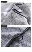 Toalla De Baño Gruesa De Microfibra Para Corporal Gimnasio Showers Deportivas Robe De Spa Para Casa Toalla De Bano - details 8