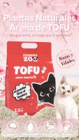 Primerazoo, Arena para Gatos de Tofu , Súper Absorbente y Sin Polvo , Control de Olores, Se puede tirar al Inodoro, 6L/Bolsa - details 0