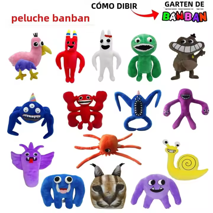 Juguete De Peluche Floppa De Banban Del Jardín Muñeco De Dibujos Animados Suave Y Cálido Regalo De Cumpleaños Para Niños Material De Peluche Corto Y Relleno De Algodón Ecológico - 1