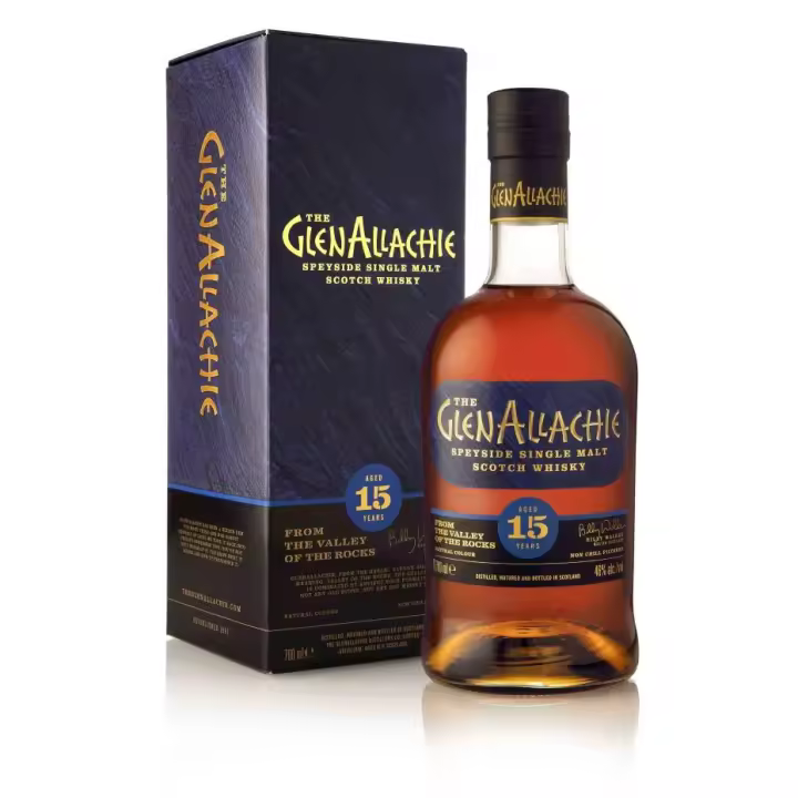 GLENALLACHIE 15YO SINGLE MALT WHISKY 70CL 46% - 1