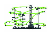 Juego De Carreras De Mármol Con Elevador Eléctrico Y Luz Espacial Rail Roller Coaster Niveles 2 3 4 Juguetes Educativos De Ciencia Para Niños - details 1