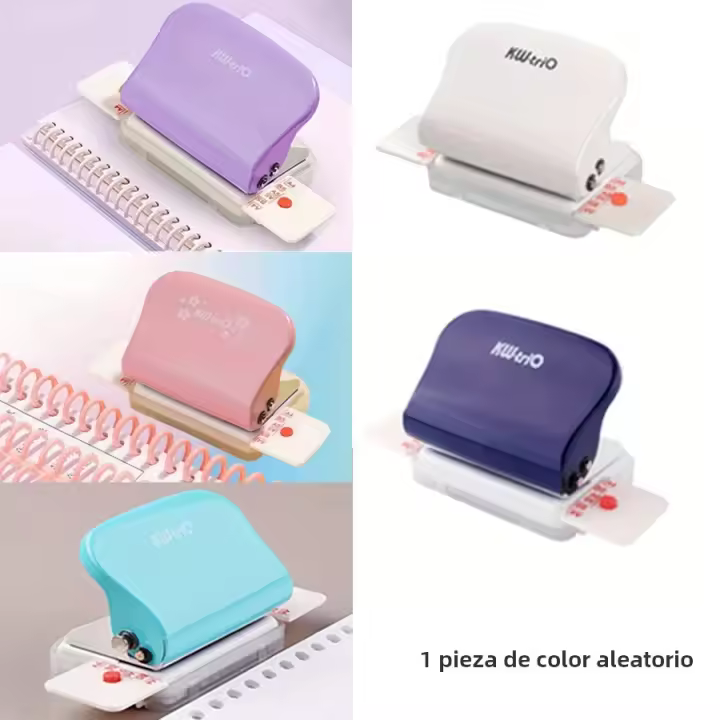 Fresadora De Agujeros Para Libros DIY 6 Huecos Suministros De Encuadernación De Cuaderno Y Diario Para La Oficina - 1