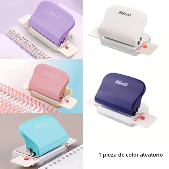 Fresadora De Agujeros Para Libros DIY 6 Huecos Suministros De Encuadernación De Cuaderno Y Diario Para La Oficina - 1