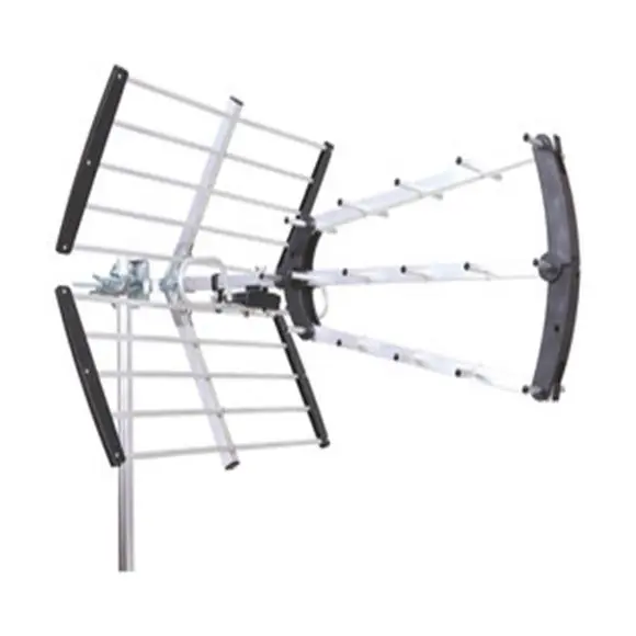 Antena TV exterior, TDT, 18 elementos, facil montaje - 1