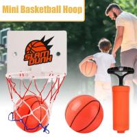 Anillo De Baloncesto Interior Para Niños Y Niñas Con 2 Bolas Juguetes Deportivos Tablero De Retroiluminación Para Puerta Y Habitación Con Ventosas - details 1