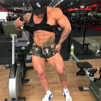 Shorts De Correr Para Hombre Camuflaje Quick-Dry Malla Transpirable Para Gimnasio Y Playa Joggers Moda Deportiva Casual - details 10