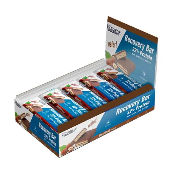 Victory Endurance - Recovery Bar 32% Whey Protein - 12 barritas x 50 gr -  Sabor: Avellana - 1