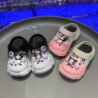 Sandalias De Verano Para Niñas Sanrio Kuromi Corte Transpirables Cómodas Y Moda Suaves Para Exterior Playa Casual Tallas Trueñas - details 7