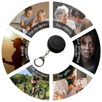 Llavero De Seguridad Con Alerta Y Silbato De Alta Decibelios 130dB Con Luz LED Portátil Para Auto-Defensa Personal Anti-Lobo - details 3