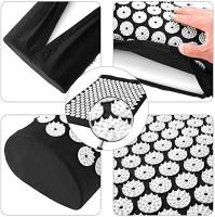 Esterilla de yoga, kit de acupresión, juego de esterilla de acupresión, almohada y bolsa de acupresión, alivia el dolor de espalda y cuello, relaja los músculos - details 2