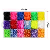Kit de Gomitas Pulseras Gomas, DIY Gomas para Hacer Pulseras, Comitas Elásticas Plásticas Cuantas para Collares de Colores Goma con Telar de Juguete para Niños de Anillos y Collares de Bricolaje Manualidad - details 0