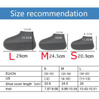 Cubrezapatos De Silicona 2PC Impermeables Reutilizables Anti-deslizantes Para Día Llovido Unisex Accesorios De Clima Para Exterior - details 1