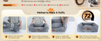 Nobleza - Cama Perros Cama para Perro Lavable con Fondo Antideslizante Cama para Mascotas de Felpa Suave y Mullida - details 7