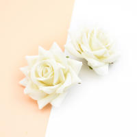 10PCS Rosas Rojas De Seda Para Bodas Accesorios De Decoración De Hogar Flores Artificiales Para Caja De Regalos Scrapbook - details 16