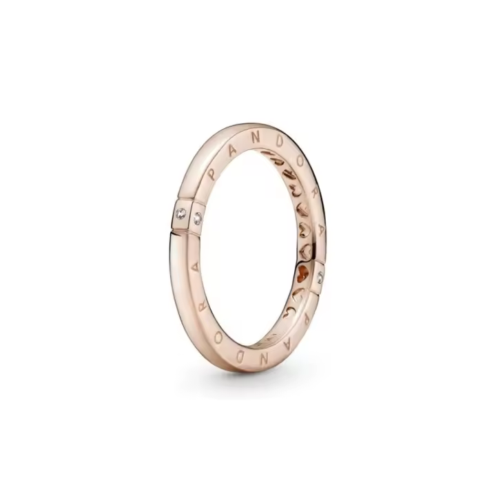189482C01 - Anillo logo Pandora Rose con circonita cúbica transparente 189482C01 PANDORA Silver  Anillo Pandora original - 1