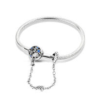 Pulsera De Plata Esterlina 925 Con Estrella Luna Mariposa Corazón Y Puño De Zirconia Para Mujer Pulsera De Moda Para Fiestas Y Joyería DIY - details 23