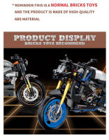 Nueva Moto De Carreras En Bloques 2024 Regalo De Navidad Para Niños Y Adultos Juguete De Construcción MOC Tech Bloques De Camino Para Motocicleta - details 2