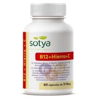 Sotya Vitamina B12 Hierro Vitamina C 60Caps - 1