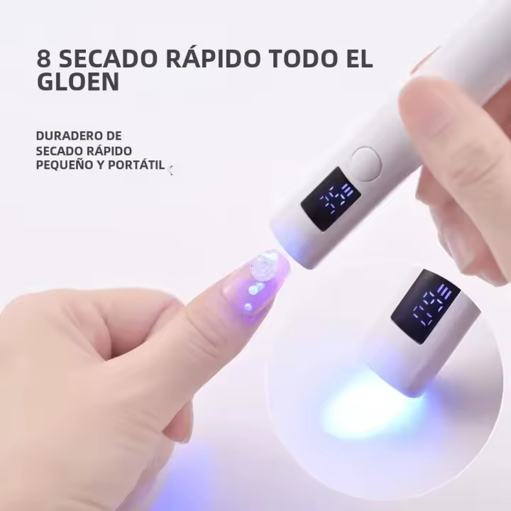 Lámpara Secadora De Uñas LED UV Portátil Recargable USB Para Dibujos Rápidos Manicura Con Herramientas De Varnish Gel - 1